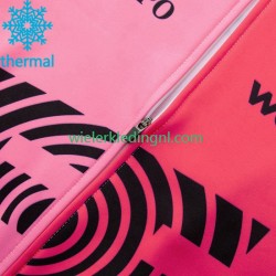 Wielershirt Lange Mouw en Lange Koersbroek Winter Ef Education First 2023 Heren