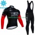 Wielershirt Lange Mouw en Lange Koersbroek Winter Ineos Grenadier 2023 Noir Heren