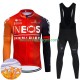 Wielershirt Lange Mouw en Lange Koersbroek Winter Ineos Grenadier 2024 Heren