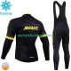 Wielershirt Lange Mouw en Lange Koersbroek Winter Mavic 2024 Heren