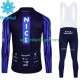 Wielershirt Lange Mouw en Lange Koersbroek Winter Nice Metropole Cote D Azur 2023 Heren