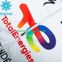Wielershirt Lange Mouw en Lange Koersbroek Winter Totalenergies 2023 Heren