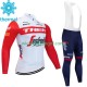 Wielershirt Lange Mouw en Lange Koersbroek Winter Trek Segafredo 2023 Heren N001