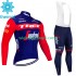 Wielershirt Lange Mouw en Lange Koersbroek Winter Trek Segafredo 2023 Heren N002