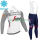 Wielershirt Lange Mouw en Lange Koersbroek Winter Trek Segafredo 2023 Heren N003