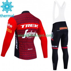 Wielershirt Lange Mouw en Lange Koersbroek Winter Trek Segafredo 2023 Heren