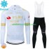 Wielershirt Lange Mouw en Lange Koersbroek Winter Visma Lease A Bike 2024 Heren N002