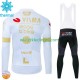 Wielershirt Lange Mouw en Lange Koersbroek Winter Visma Lease A Bike 2024 Heren N002