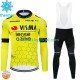 Wielershirt Lange Mouw en Lange Koersbroek Winter Visma Lease A Bike 2024 Heren