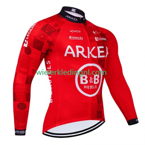 Lange Mouw Wielershirt Arkea Bb Hotels Excalibur 2024 Heren