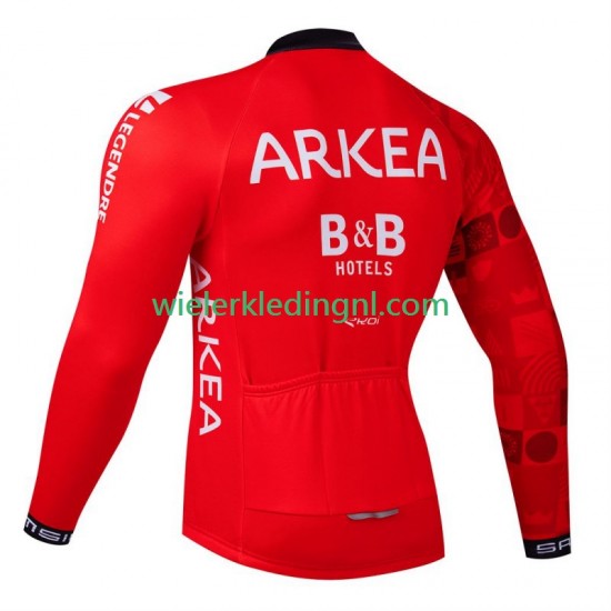 Lange Mouw Wielershirt Arkea Bb Hotels Excalibur 2024 Heren