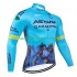 Lange Mouw Wielershirt Astana Qazaqstan 2024 Heren N001