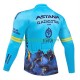 Lange Mouw Wielershirt Astana Qazaqstan 2024 Heren N001