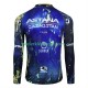 Lange Mouw Wielershirt Astana Qazaqstan 2024 Heren
