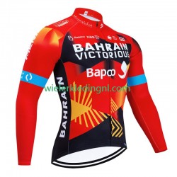 Lange Mouw Wielershirt Bahrain Victorious 2023 Heren