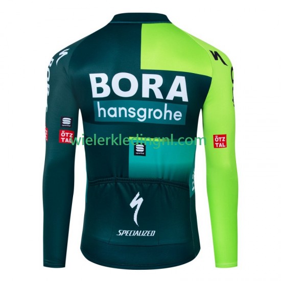 Lange Mouw Wielershirt Bora Hansgrohe 2024 Heren N001