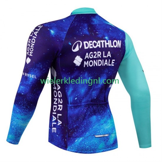 Lange Mouw Wielershirt Decathlon Ag2R 2024 Heren N001