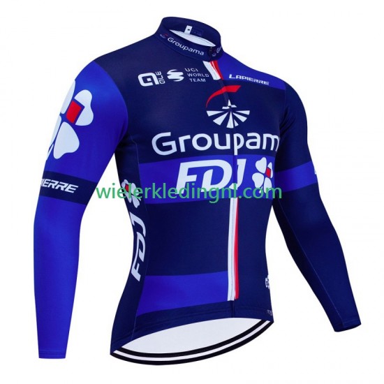Lange Mouw Wielershirt Fdj Groupama 2023 Heren