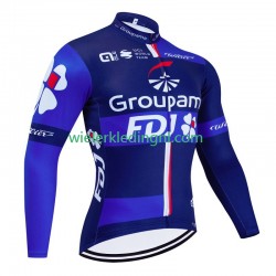 Lange Mouw Wielershirt Fdj Groupama 2024 Heren