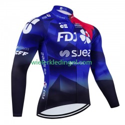Lange Mouw Wielershirt Fdj Suez 2024 Heren