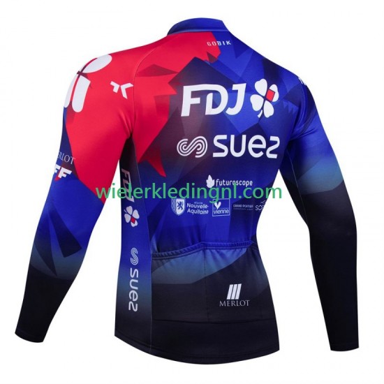 Lange Mouw Wielershirt Fdj Suez 2024 Heren