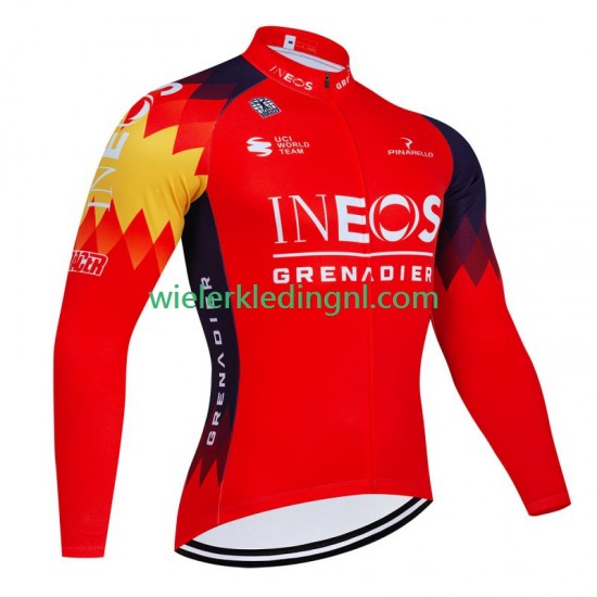 Lange Mouw Wielershirt Ineos Grenadier 2023 Heren