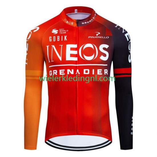 Lange Mouw Wielershirt Ineos Grenadier 2024 Heren
