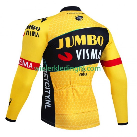 Lange Mouw Wielershirt Jumbo Visma 2023 Heren