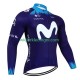 Lange Mouw Wielershirt Movistar 2023 Heren