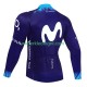 Lange Mouw Wielershirt Movistar 2023 Heren