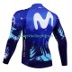 Lange Mouw Wielershirt Movistar 2024 Heren