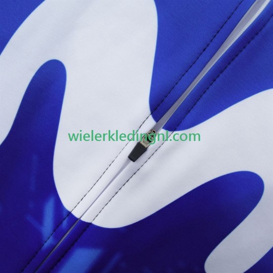Lange Mouw Wielershirt Movistar 2024 Heren