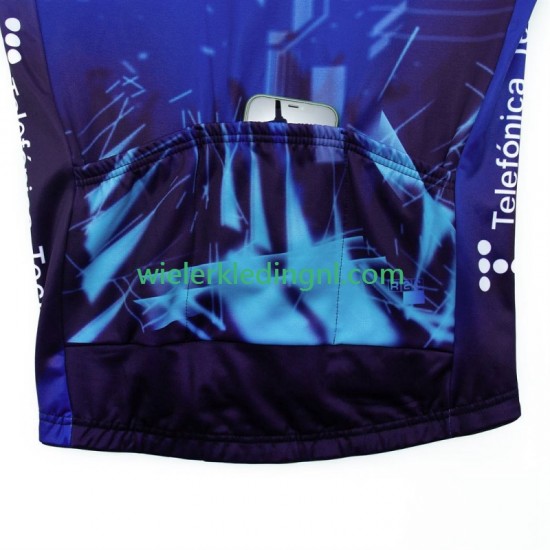 Lange Mouw Wielershirt Movistar 2024 Heren