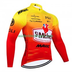 Lange Mouw Wielershirt St Michel Auber 93 Mavic 2024 Heren