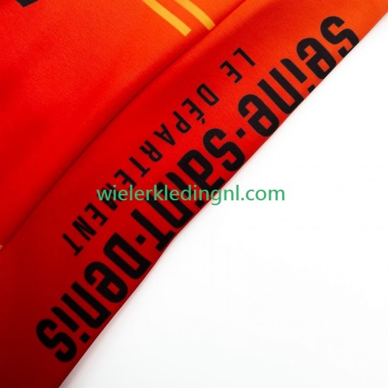 Lange Mouw Wielershirt St Michel Auber 93 Mavic 2024 Heren