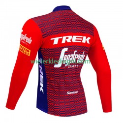 Lange Mouw Wielershirt Trek Segafredo 2023 Heren N002