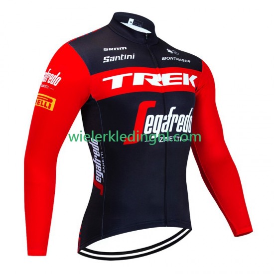 Lange Mouw Wielershirt Trek Segafredo 2023 Heren