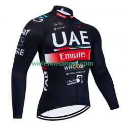 Lange Mouw Wielershirt Uae Emirates 2023 Heren N001