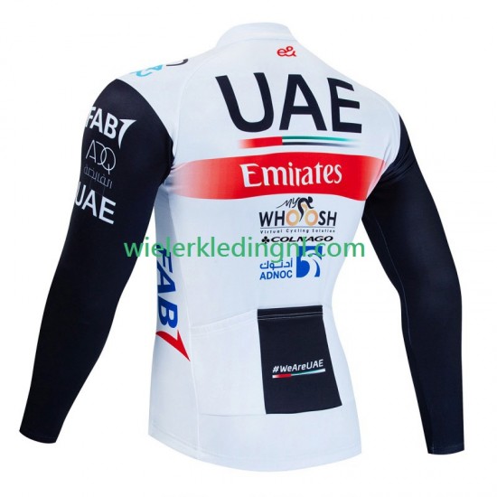 Lange Mouw Wielershirt Uae Emirates 2023 Heren
