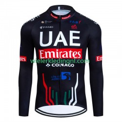 Lange Mouw Wielershirt Uae Emirates 2024 Heren N001