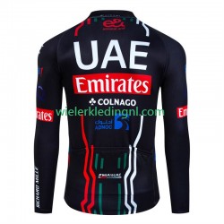 Lange Mouw Wielershirt Uae Emirates 2024 Heren N001