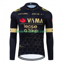 Lange Mouw Wielershirt Visma Lease A Bike 2024 Heren N001
