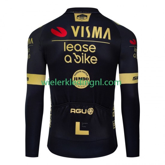 Lange Mouw Wielershirt Visma Lease A Bike 2024 Heren N001
