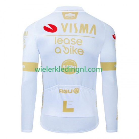 Lange Mouw Wielershirt Visma Lease A Bike 2024 Heren N002