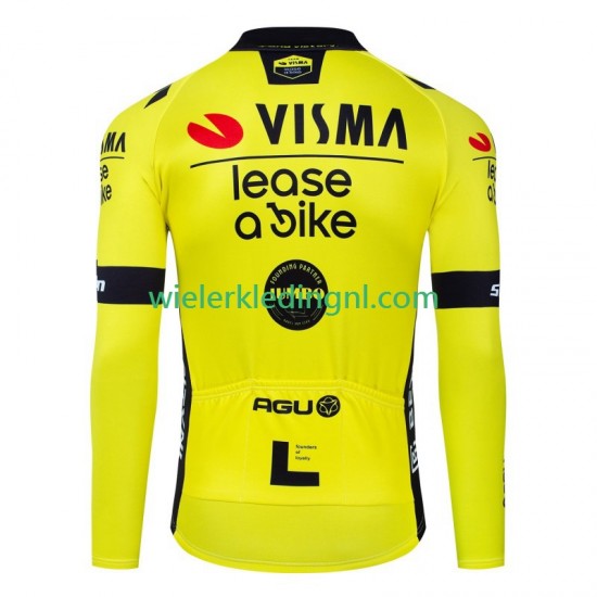 Lange Mouw Wielershirt Visma Lease A Bike 2024 Heren