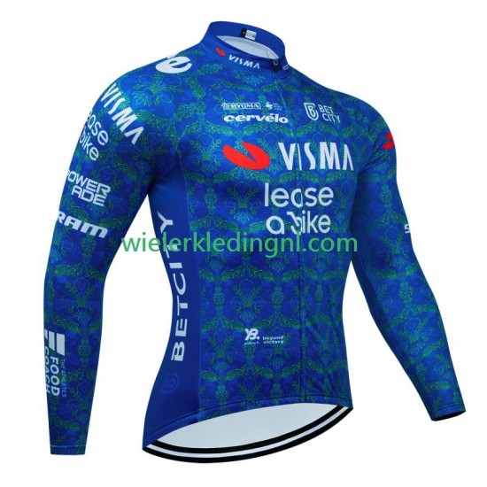 Lange Mouw Wielershirt Visma Lease A Bike Tdf 2024 Heren