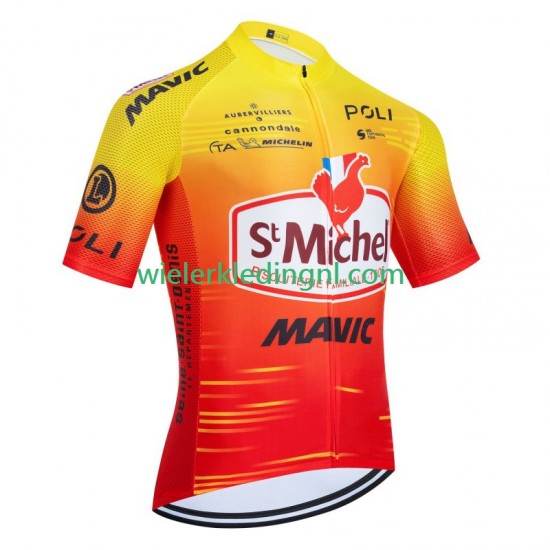 Wielershirt St Michel Auber 93 Mavic 2024 Heren