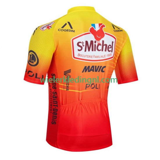 Wielershirt St Michel Auber 93 Mavic 2024 Heren