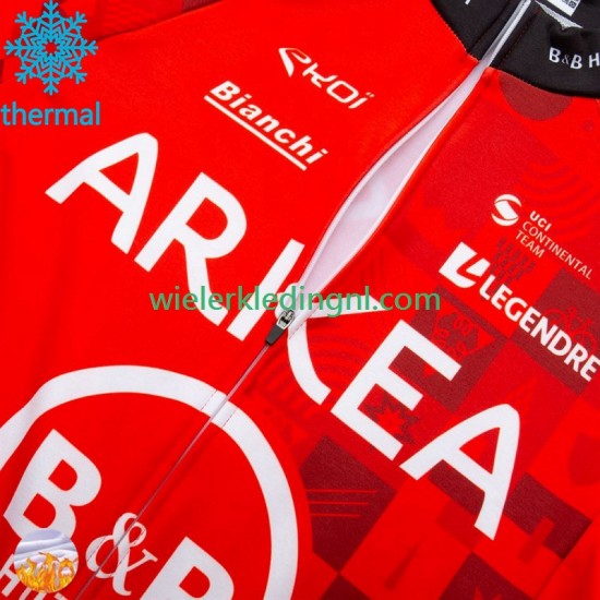 Wielershirt Winter Arkea Bb Hotels Excalibur 2024 Heren