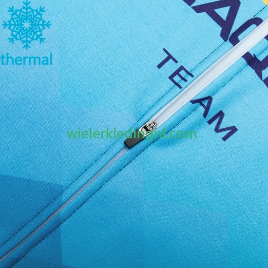 Wielershirt Winter Astana Qazaqstan 2023 Heren